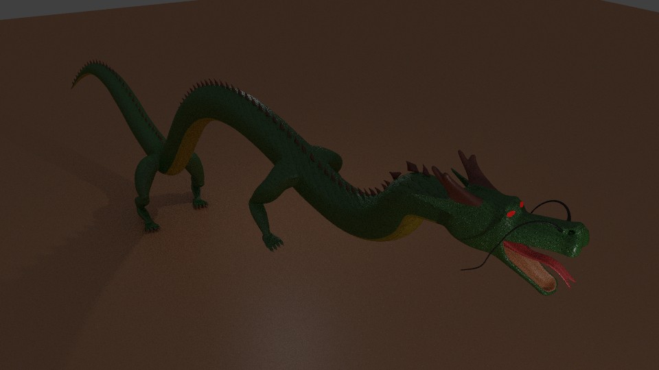 Rigged Eastern Dragon preview image 2